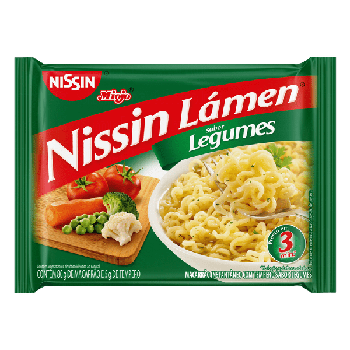 MACARRAO NISSIN LAMEN LEGUMES 80G