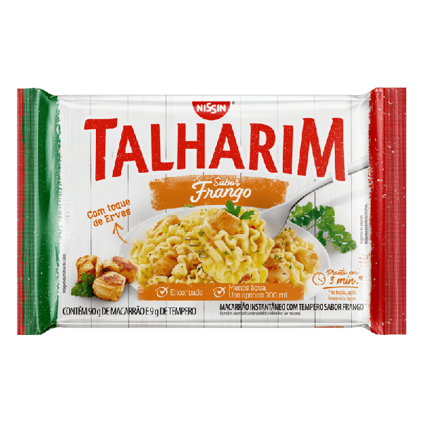 MACARRAO NISSIN TALHARIM FRANGO 90G