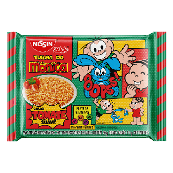 MACARRAO NISSIN TURMA DA MONICA TOMATE 80G
