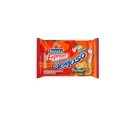 MACARRAO RENATA EXPRESS LAMEN CREMOSO PICANHA 80G