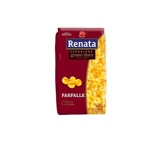 MACARRAO RENATA SUPERIORE GRANO DURO FARFALLE 500G