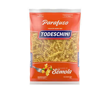 MACARRAO TODESCHINI SEMOLA PARAFUSO 500G