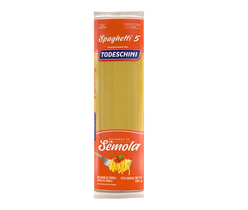 MACARRAO TODESCHINI SEMOLA SPAGHETTI 5 500G