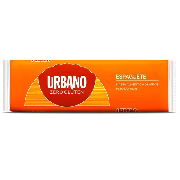 MACARRAO URBANO ARROZ S/GLUTEN ESPAGUETE 500G