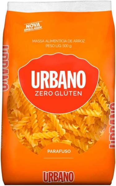 MACARRAO URBANO ARROZ S/GLUTEN PARAFUSO 500G