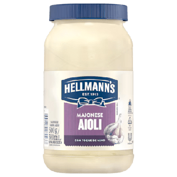 MAIONESE HELLMANN'S AIOLI SABOR ALHO 500G