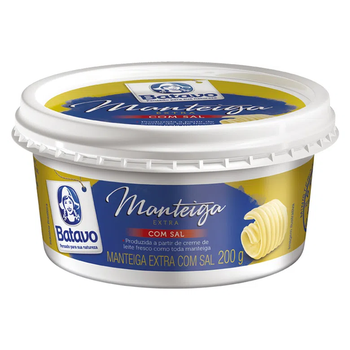 MANTEIGA BATAVO EXTRA C/SAL POTE 200G