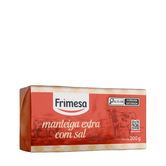 MANTEIGA FRIMESA EXTRA C/SAL TABLETE 200G