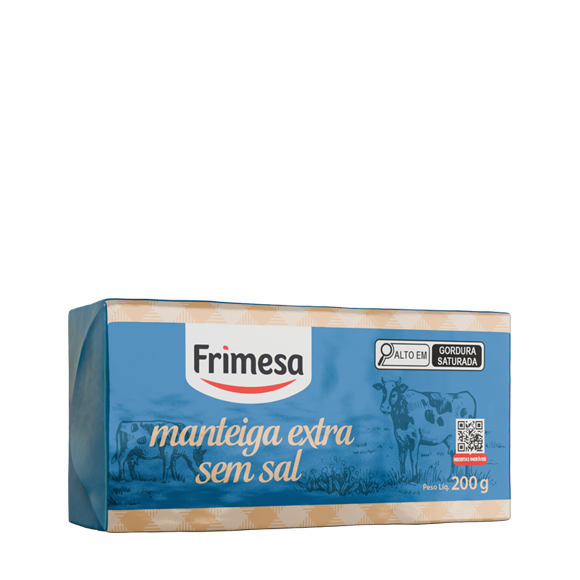MANTEIGA FRIMESA EXTRA S/SAL TABLETE 200G
