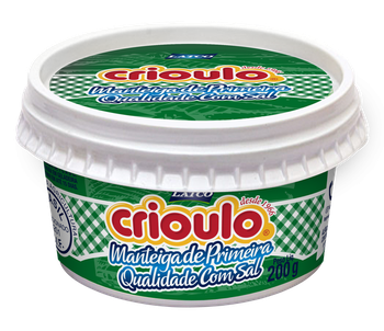 MANTEIGA LACTO CRIOULO C/SAL 200G