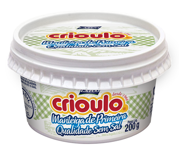 MANTEIGA LATCO CRIOULO S/SAL 200G