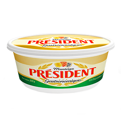 MANTEIGA PRESIDENT C/SAL 200G