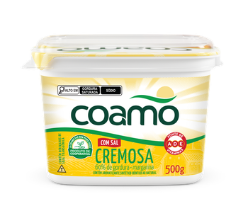 MARGARINA COAMO C/SAL EXTRA CREMOSA 500G