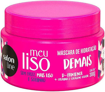 MASCARA CAPILAR SALON LINE MEU LISO DEMAIS 300G