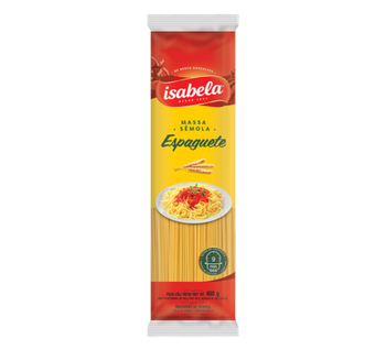 MASSA ISABELA SEMOLA ESPAGUETE 400G