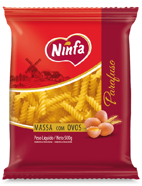 MASSA NINFA C/OVOS PARAFUSO 500G