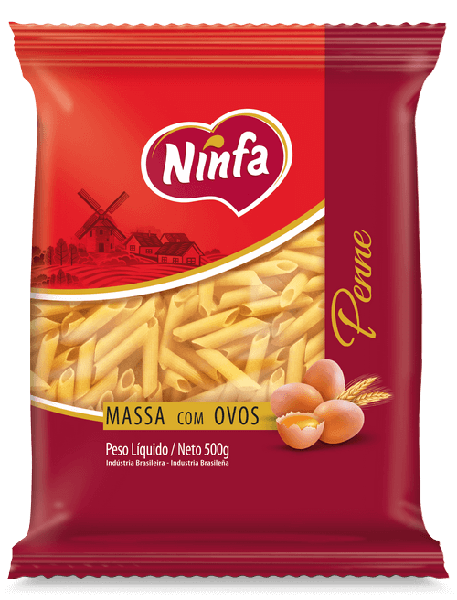 MASSA NINFA C/OVOS PENNE 500G