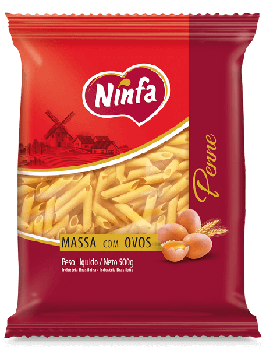 MASSA NINFA C/OVOS PENNE 500G