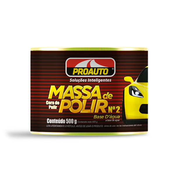 MASSA P/POLIR PROAUTO AUTOMOTIVA N°2 500G