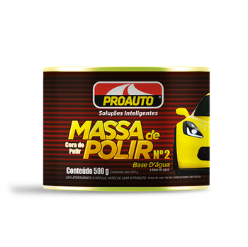 MASSA P/POLIR PROAUTO AUTOMOTIVA N°2 500G