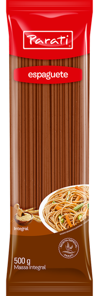 MASSA PARATI INTEGRAL ESPAGUETE 500G