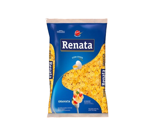 MASSA RENATA CASEIRA SEMOLA/OVOS GRAVATA 500G