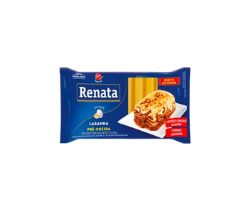 MASSA P/LASANHA RENATA PRE-COZIDA SEMOLA/OVOS 200G