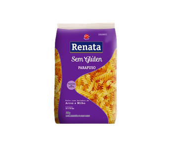 MASSA RENATA S/GLUTEN PARAFUSO 500G