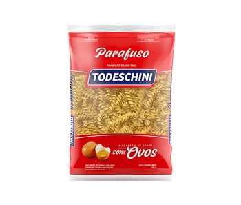 MASSA TODESCHINI C/OVOS PARAFUSO 500G