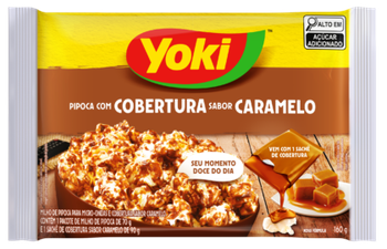 MILHO PIPOCA YOKI MICRO-ONDAS COBERTURA CARAMELO 160G