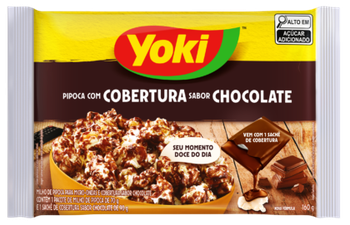 MILHO PIPOCA YOKI MICRO-ONDAS COBERTURA CHOCOLATE 160G