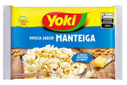 MILHO PIPOCA YOKI MICRO-ONDAS MANTEIGA 100G
