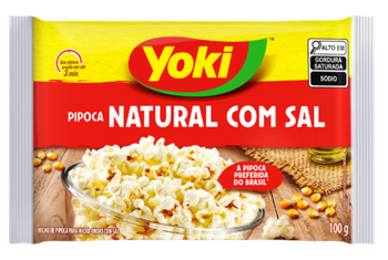 MILHO PIPOCA YOKI MICRO-ONDAS NATURAL C/SAL 100G