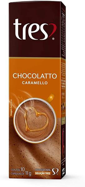 MISTURA 3 CORACOES CAPSULAS CHOCOLATTO CARAMELLO C/10 10,5G