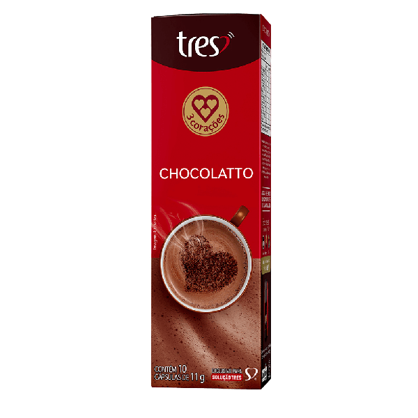 MISTURA 3 CORACOES CHOCOLATTO C/10 11G