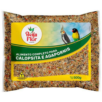 MISTURA BEIJA FLOR P/CALOPSITA E AGAPORNIS 500G