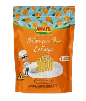 MISTURA BOLO AMAFIL LARANJA S/GLUTEN 400G