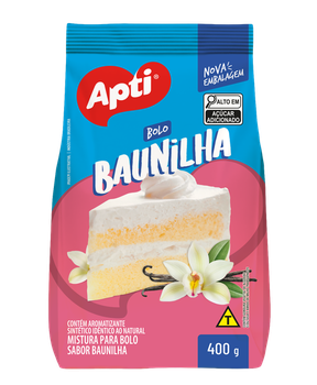MISTURA BOLO APTI BAUNILHA 400G