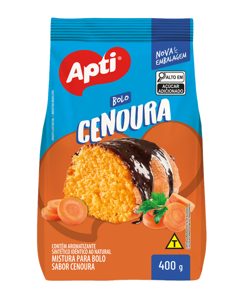 MISTURA BOLO APTI CENOURA 400G
