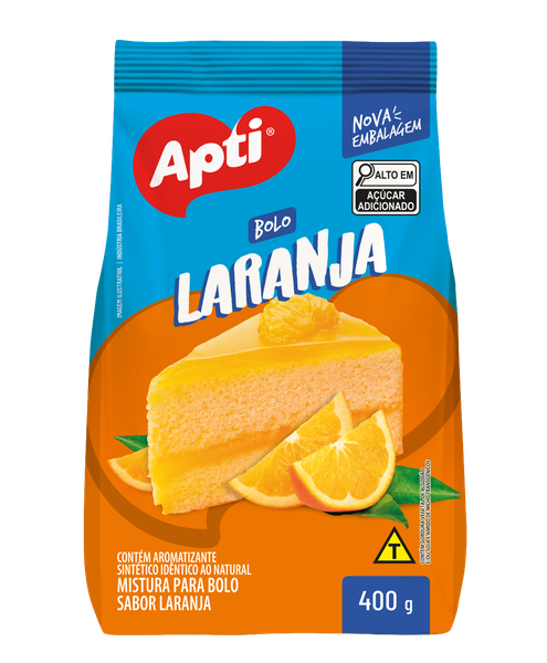 MISTURA BOLO APTI LARANJA 400G