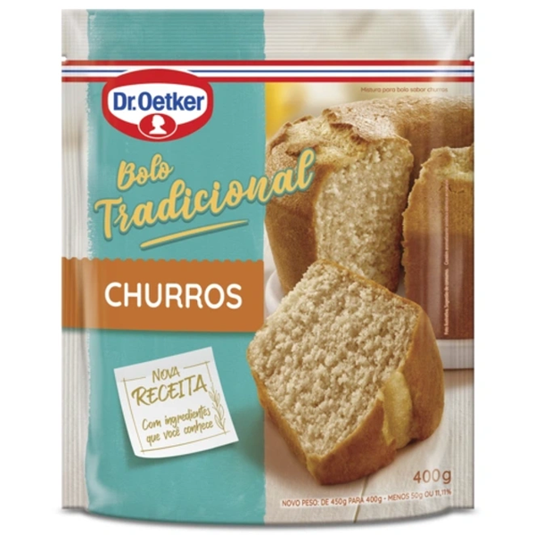 MISTURA BOLO DR.OETKER CHURROS 400G