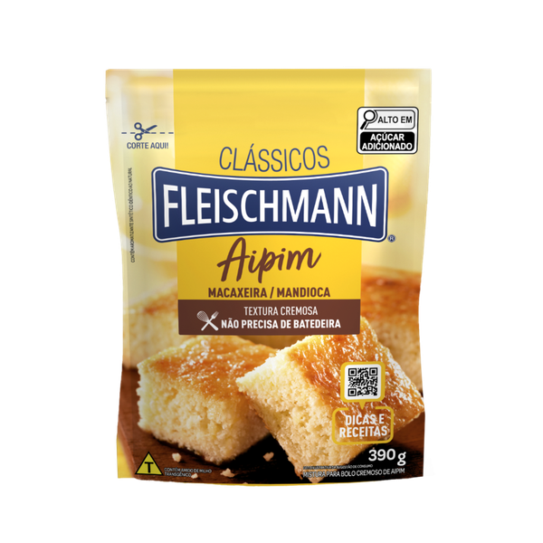 MISTURA BOLO FLEISCHMANN AIPIM 390G