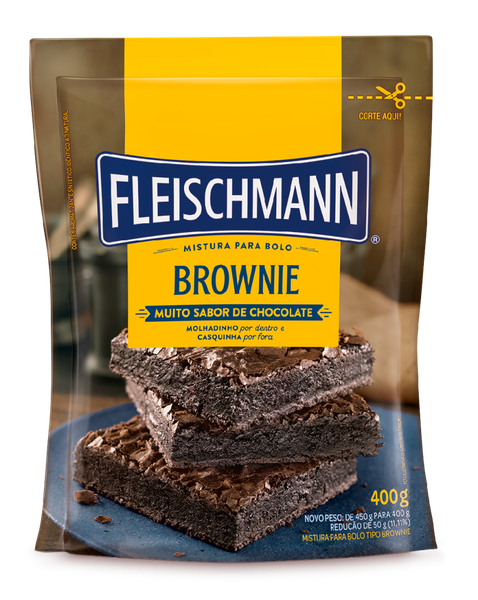 MISTURA BOLO FLEISCHMANN BROWNIE 400G