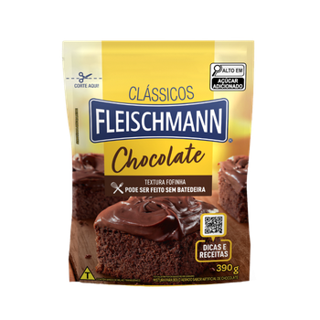 MISTURA BOLO FLEISCHMANN CHOCOLATE 390G