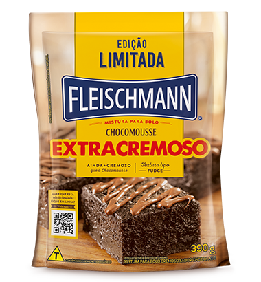 MISTURA BOLO FLEISCHMANN CHOCOMOUSE EXTRACREMOSO 390G