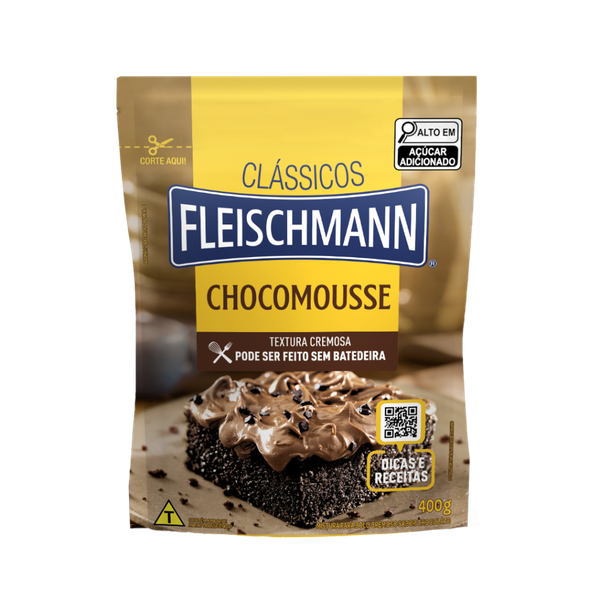 MISTURA BOLO FLEISCHMANN CHOCOMOUSSE 400G