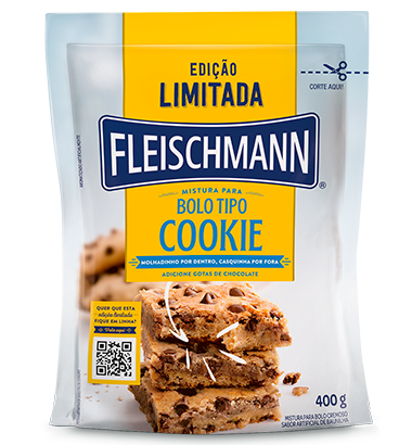 MISTURA BOLO FLEISCHMANN COOKIES 400G