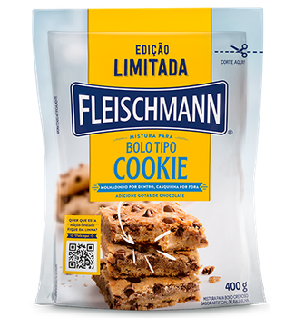 MISTURA BOLO FLEISCHMANN COOKIES 400G