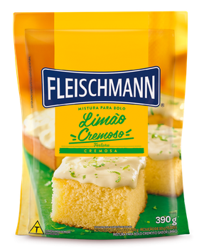 MISTURA BOLO FLEISCHMANN LIMAO 390G