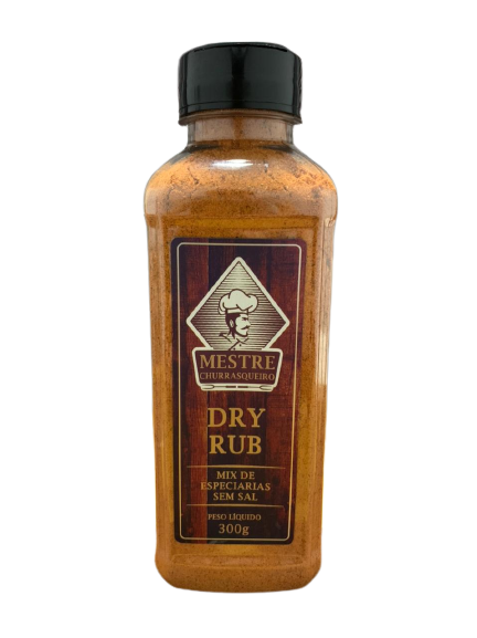 MIX ESPECIARIAS MESTRE CHURRASQUEIRO DRY RUB S/SAL 300G